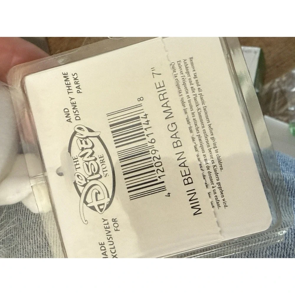 Marie‎ Kitten Cat Aristocats Disney Mini Bean Bag Toy Plush Tags